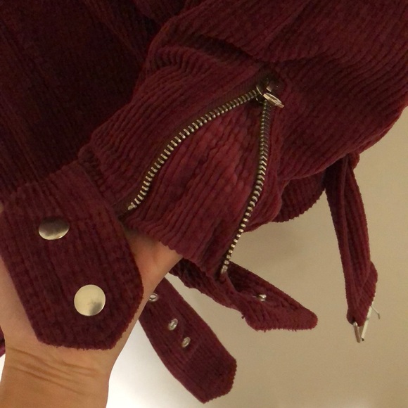 Free people  corduroy slouchy dolman jacket xs - Picture 4 of 11